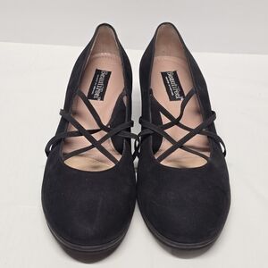 Beautifeel Black Nubuck Mary Jane Wedged Comfort Shoes EU40 / US 9 - 9.5 Casual
